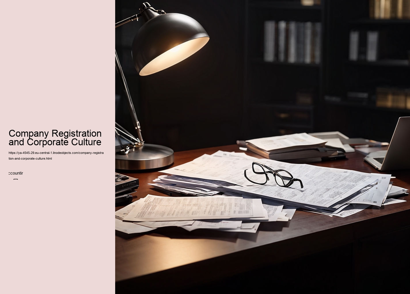 Company Registration and Corporate Culture